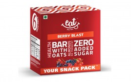 Eat Any Time Berry Blast Health Bar with Oats, Almonds  Box  228 grams